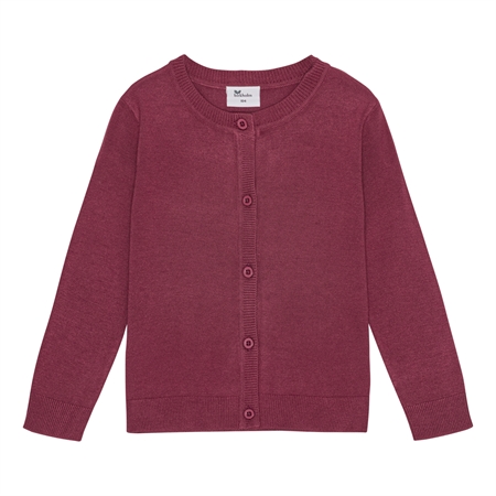 BIRKHOLM Strik Cardigan Rabarber Rosa