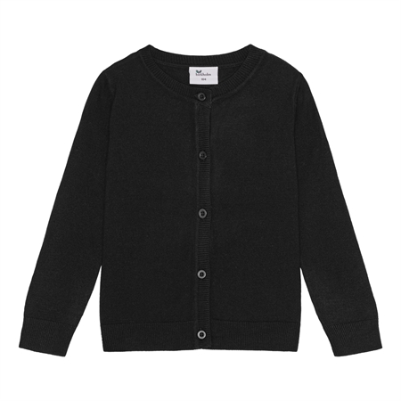 BIRKHOLM Strik Cardigan Midnat Sort